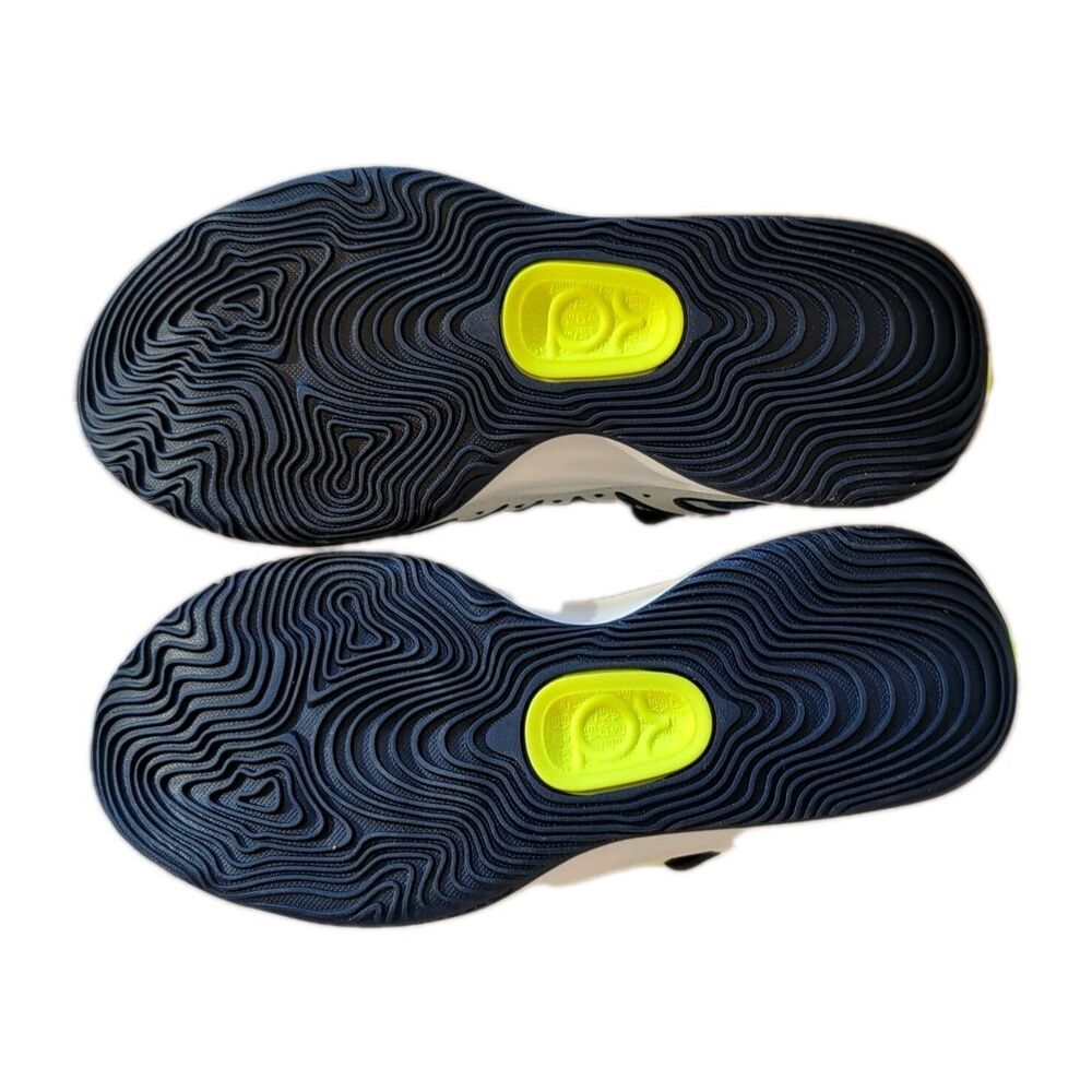 Nike KD18 "Smart City" basketball shoes Hyper Royal/Neon Yellow/Sail Size 10.5 - Picture 15 of 16